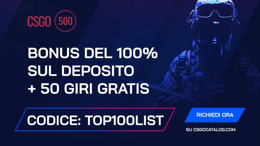 codice promozionale csgo500