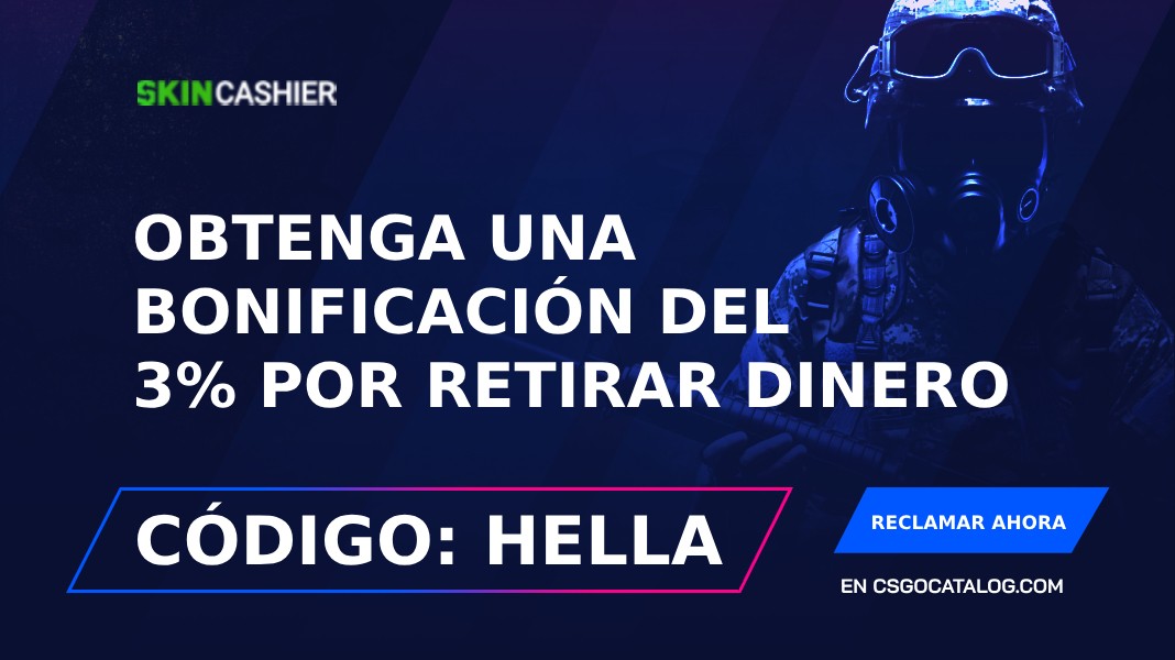 skincashier codigo promocional