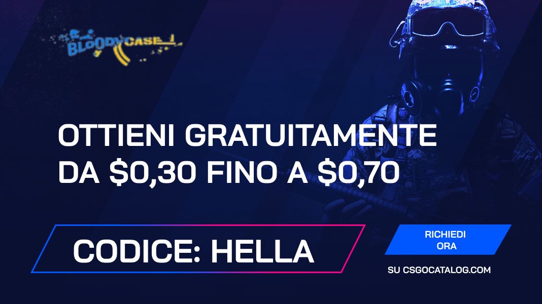 Codice promozionale Bloodycase