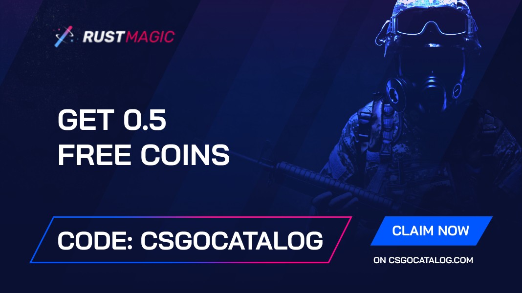 RustMagic Promo Code 2026: Use “Csgocatalog” and Get 0.5 Free Coins