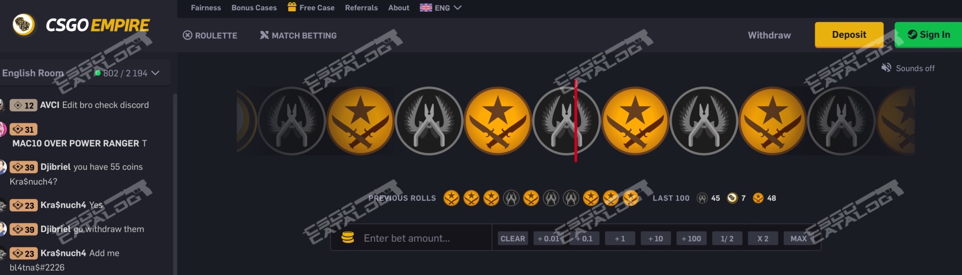 código csgoempire
