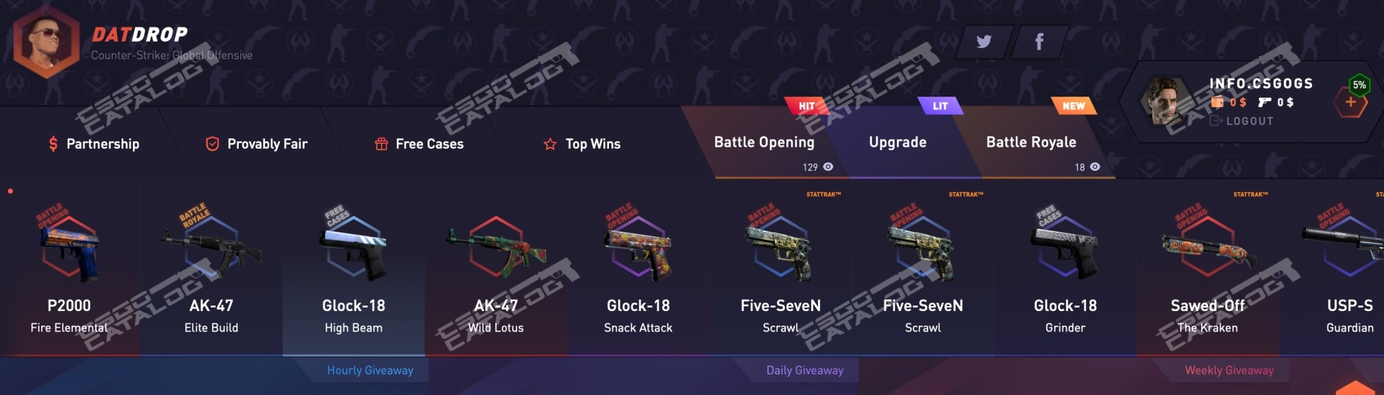 revisão de datdrop