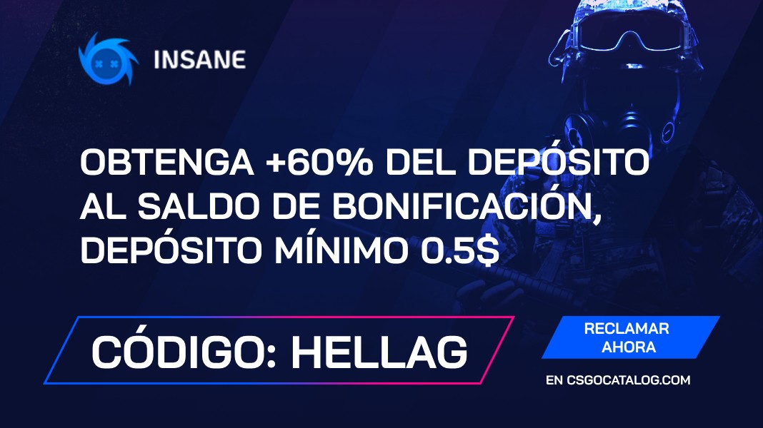 Insane.GG Código Promocional Revisión en 2026: Utilice «Hellag» y Obtenga +60% Bono de Depósito