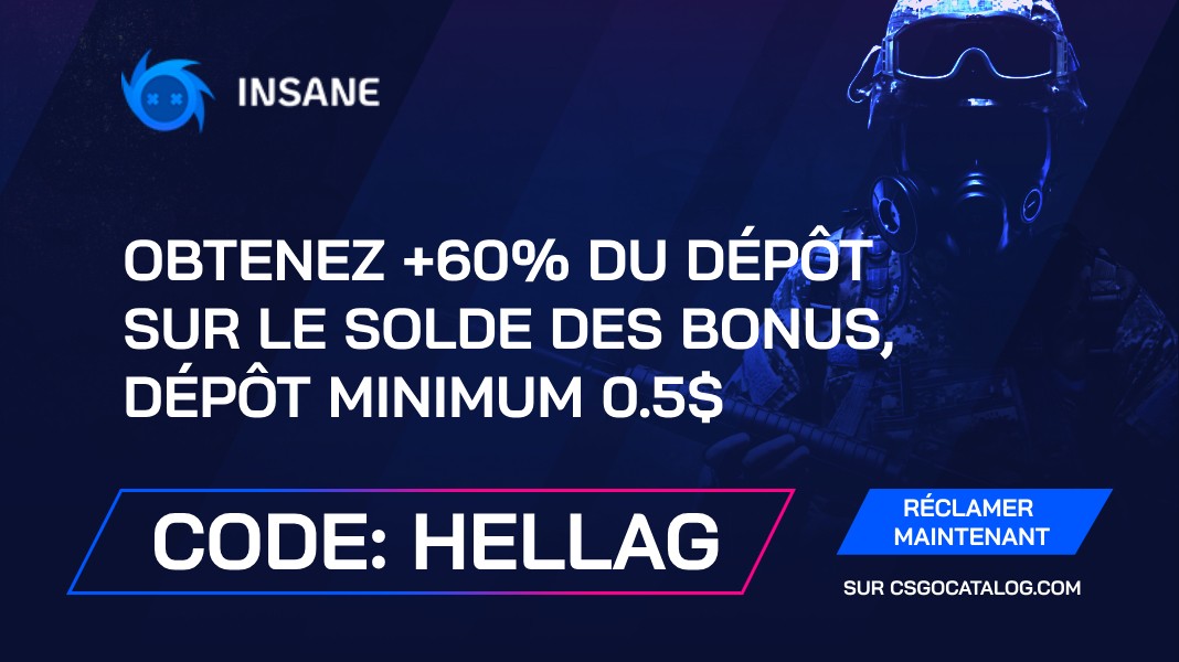 Insane.GG Promo Code Review in 2026: Utilisez « Hellag » et obtenez un bonus de dépôt de +60%