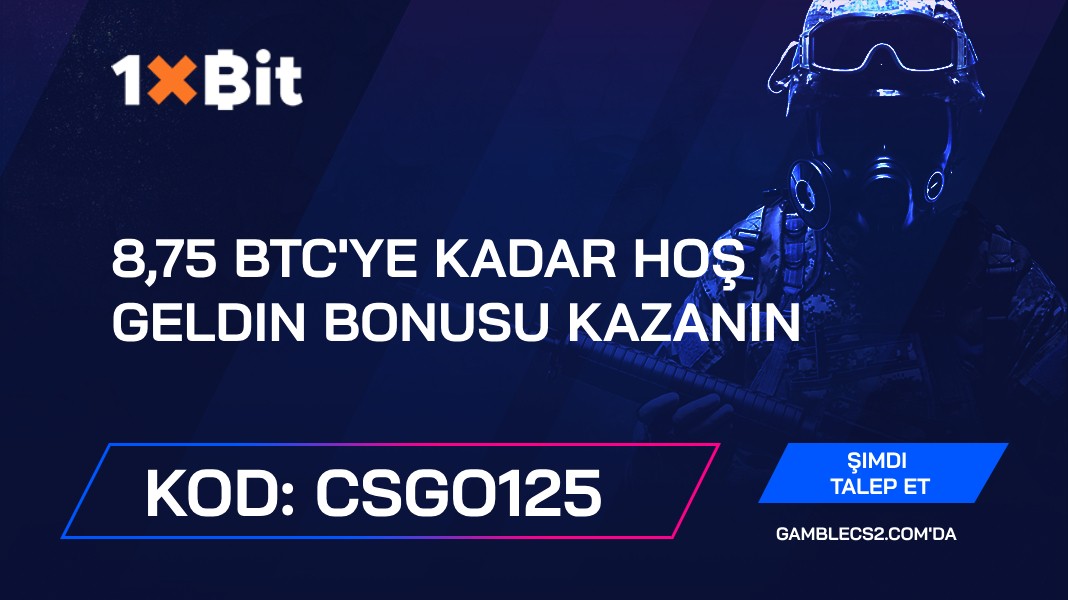 1xBit Promosyon Kodu 2026: “CSGO125” kullanın ve 8.75 BTC’ye kadar hoşgeldin bonusu kazanın