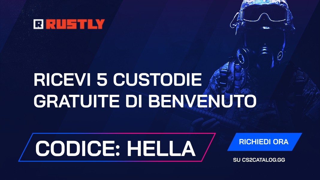 Codice promozionale Rustly 2026: Usa “Hella” e ottieni 5 casse gratis