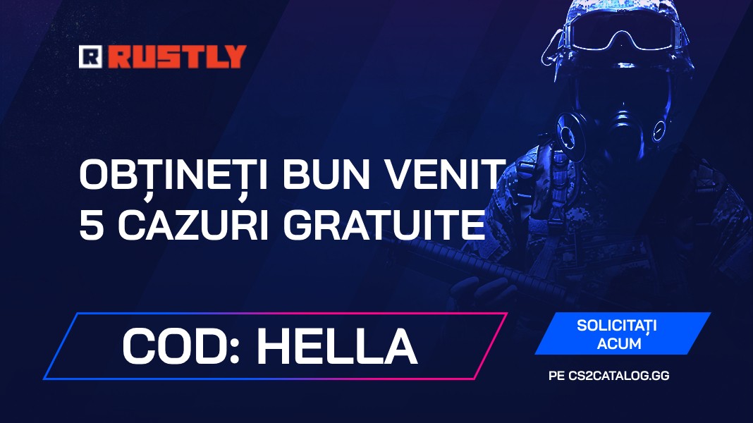 Cod promoțional Rustly 2026: Utilizați „Hella” și obțineți 5 cazuri gratuite
