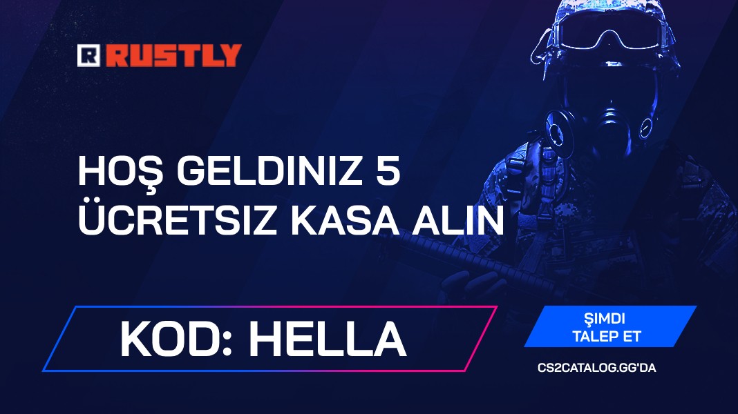 Rustly Promosyon Kodu 2026: “Hella” Kullanın ve 5 Ücretsiz Kılıf Kazanın